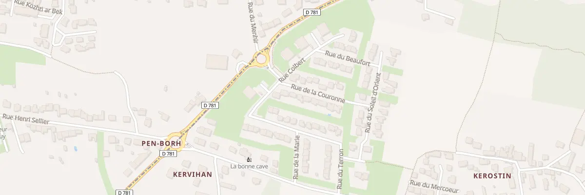 Plan du 6 Rue de la Couronne à Riantec