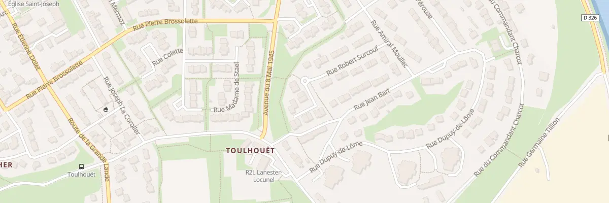 Plan du 24 Rue Robert Surcouf à Lanester