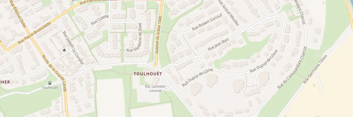 Plan du 27 Rue Robert Surcouf à Lanester