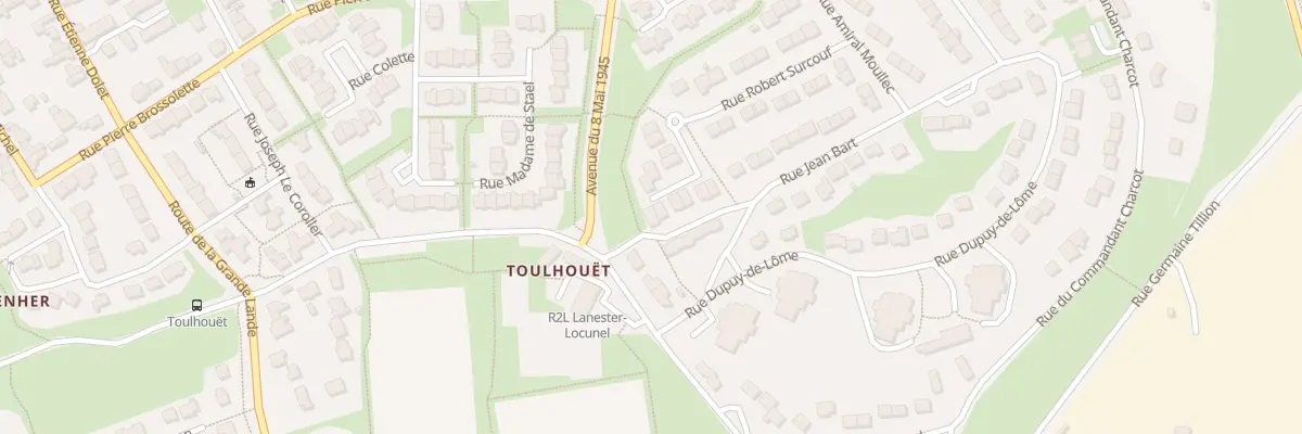 Plan du 29 Rue Robert Surcouf à Lanester