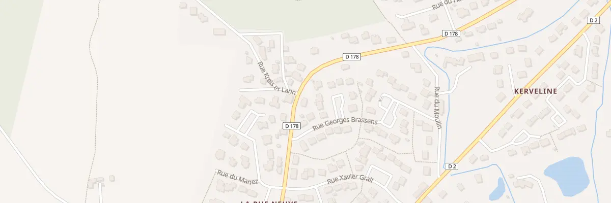 Plan du 32 Rue Neuve à Plouay