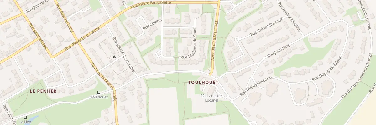 Plan du 17 Rue Madame de Staël à Lanester