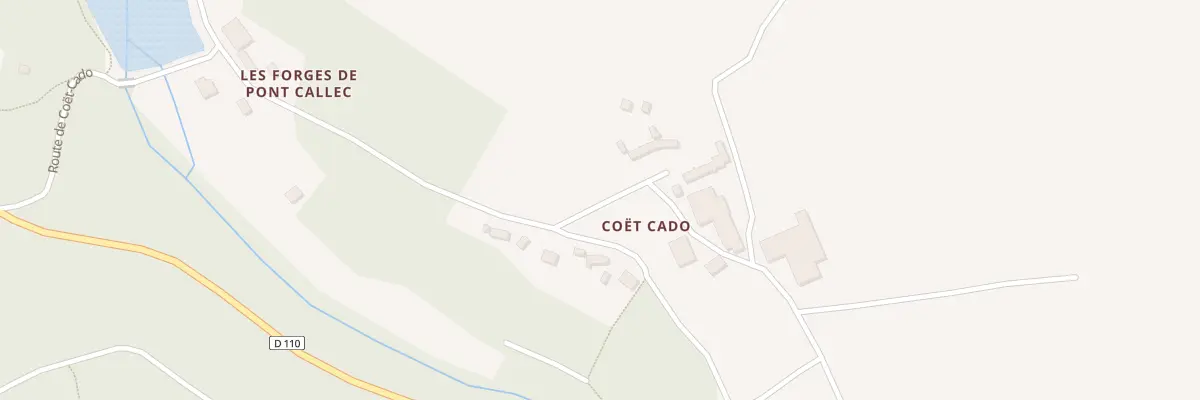 Plan du 5130 Coët-Cado à Berné
