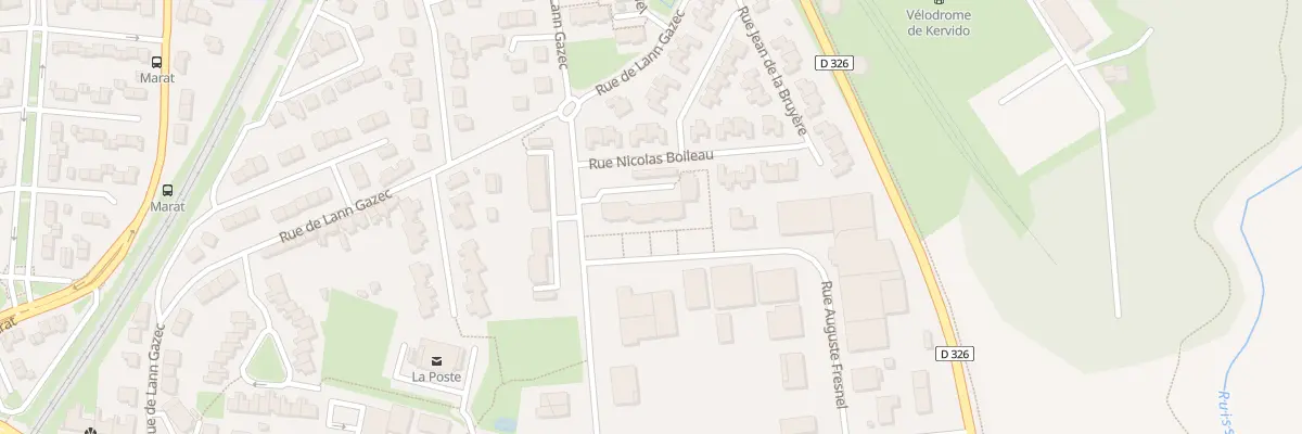 Plan du 30 Rue Auguste Fresnel à Lanester