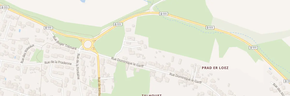 Plan du 6Q Imp Prad er Loez à Locmiquélic