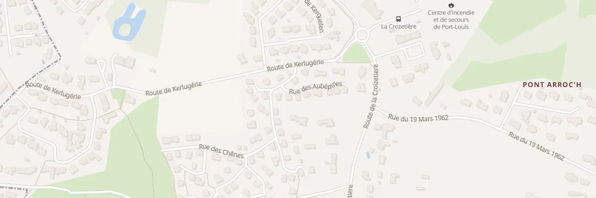 Plan du 6 Rue des Aubépines à Riantec