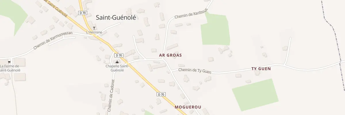 Plan du 8 Che de Kerlitous à Trévou-Tréguignec