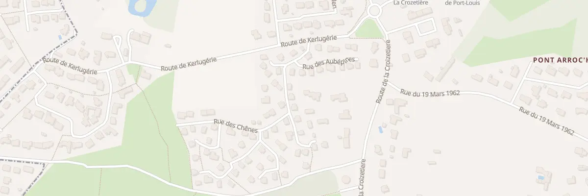 Plan du 7 Rue des Hortensias à Riantec