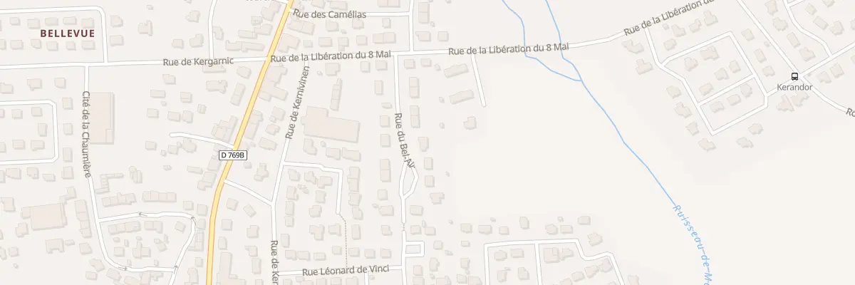Plan du 12 Rue du Bel-Air à Plouay