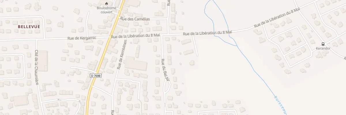 Plan du 6294 Rue du Bel-Air à Plouay