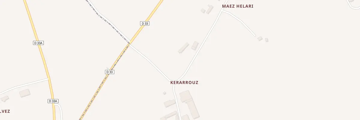 Plan du 5223 Keranroux à Prat