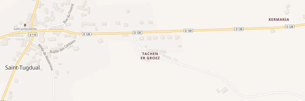 Plan du 5121 Tachen Er Groes à Saint-Tugdual