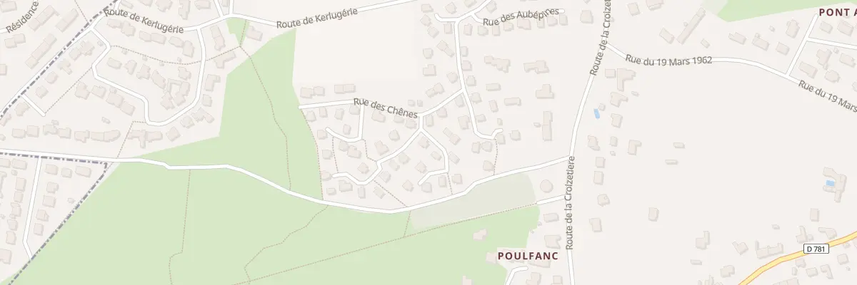 Plan du 2 Rue des Genêts à Riantec