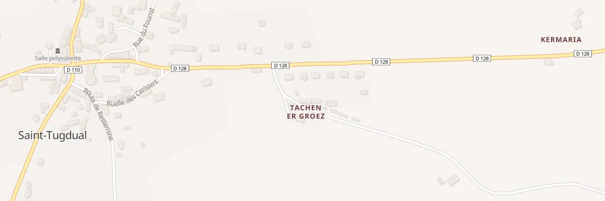 Plan du 2 Tachen Er Groes à Saint-Tugdual