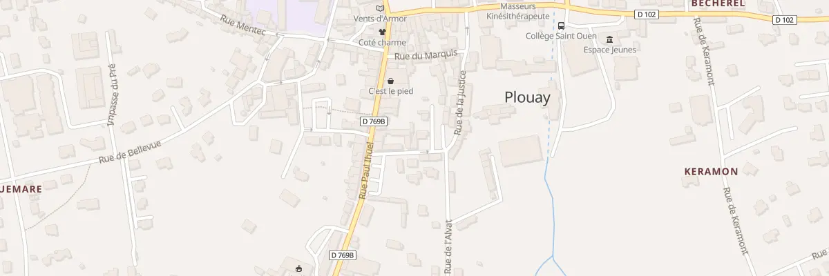 Plan du 3 Rue de la Forge à Plouay