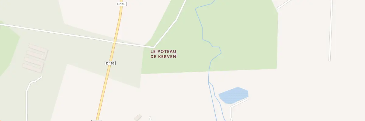 Plan du 5216 Poteau de Kerven à Kernascléden