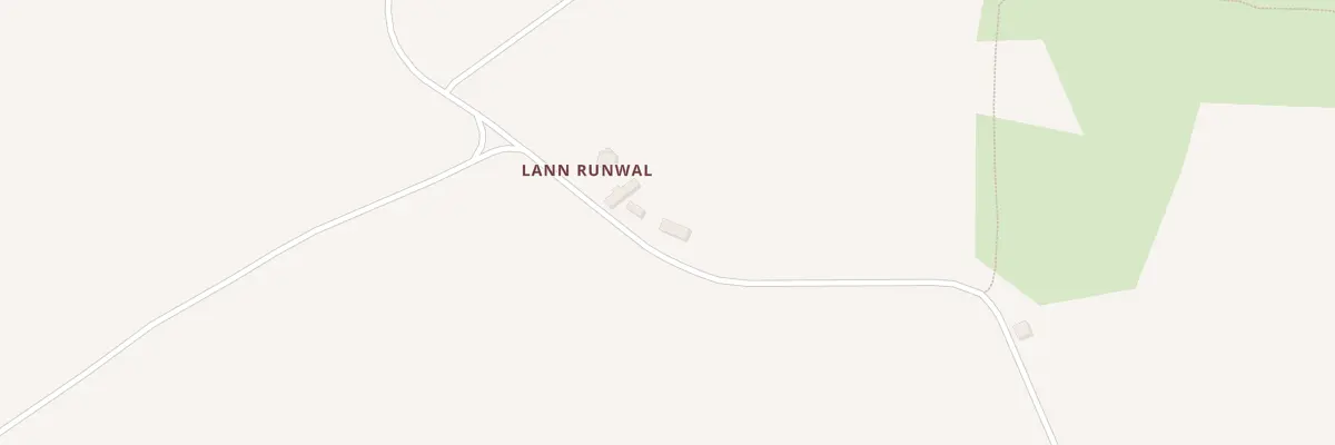 Plan du 2 Lann Runwal à Cavan
