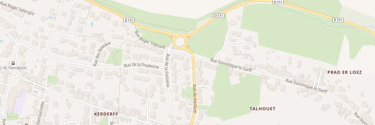 Plan du 112 Rue de Kerderff à Locmiquélic