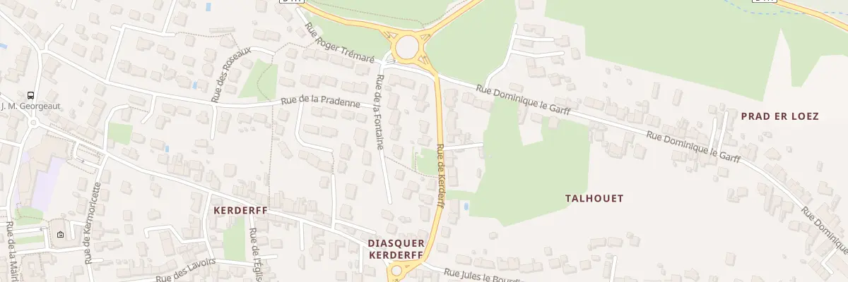 Plan du 106 Rue de Kerderff à Locmiquélic