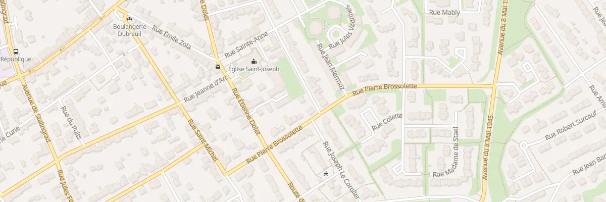 Plan du 12 Rue 3 Freres Le Bouard à Lanester