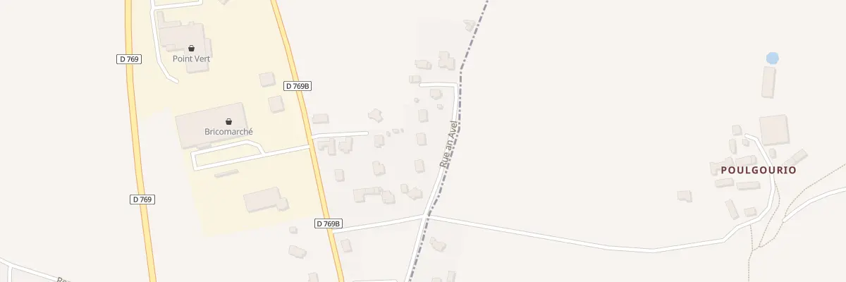 Plan du 11 Rue an Avel à Cléguer