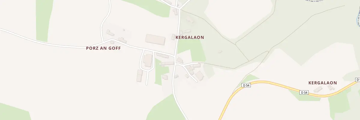 Plan du 6 Kergalaon à Plougonver