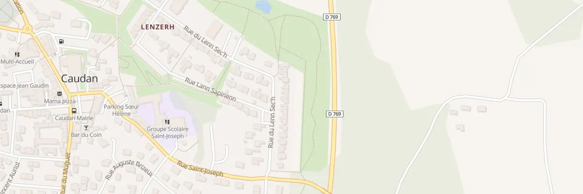 Plan du 23 Rue du Lenn Sec’h à Caudan