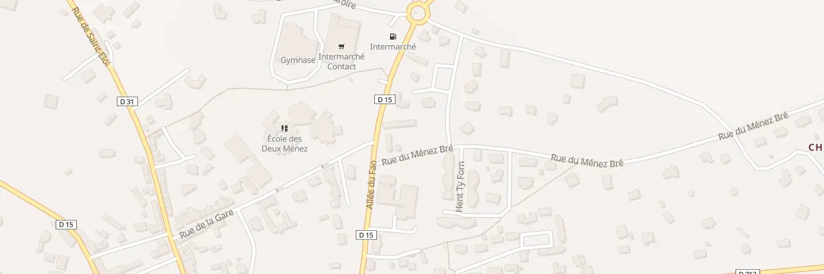 Plan du 1 Rue du Menez Bre à Louargat