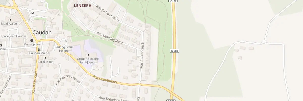 Plan du 17 Rue du Lenn Sec’h à Caudan