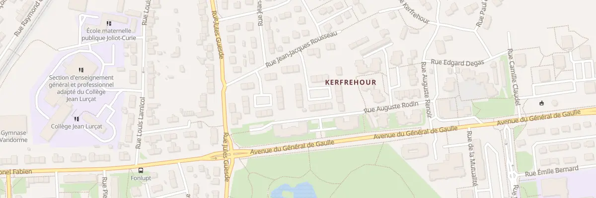 Plan du 16 Rue Condorcet à Lanester