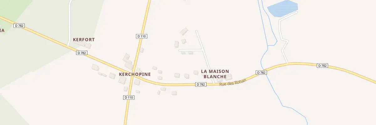 Plan du 5222 Kerchopine à Kernascléden