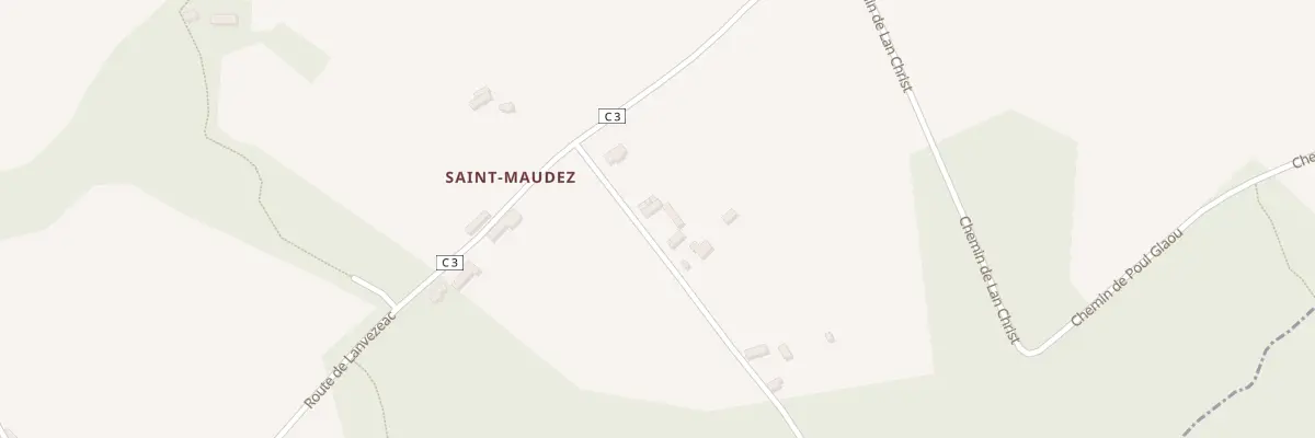 Plan du 9031 Saint Maudet à Quemperven