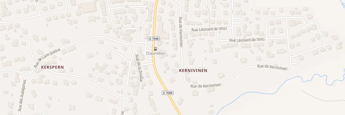 Plan du 28 Rue de Kernivinen à Plouay