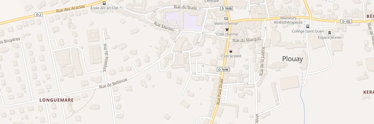 Plan du 7 Rue du Patronage à Plouay