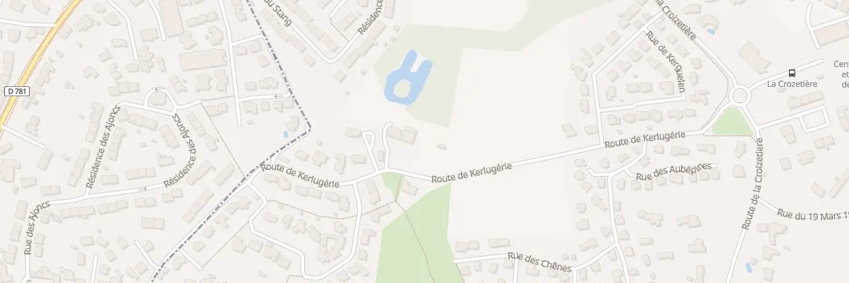 Plan du 15 Rte de Kerlugerie à Riantec