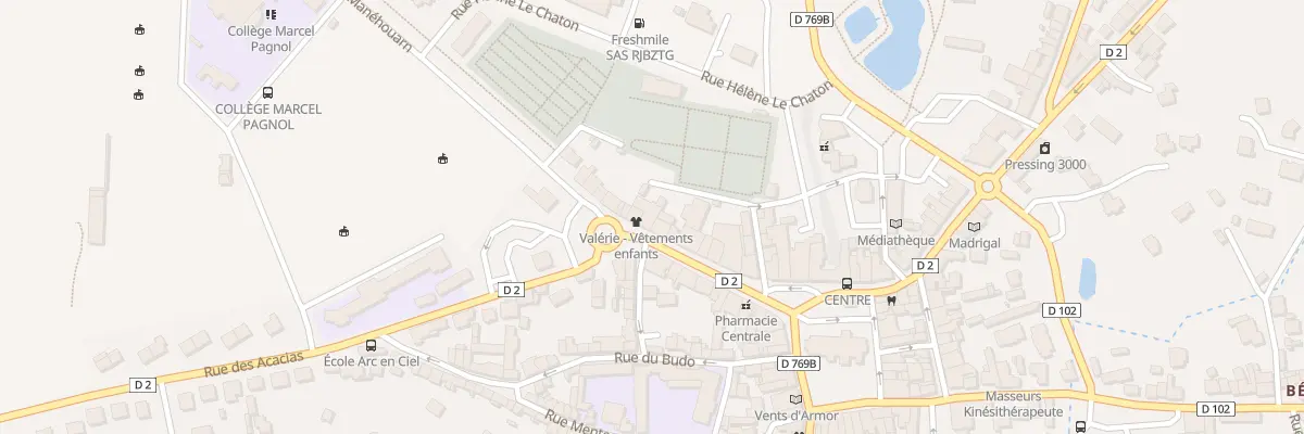 Plan du 11 Rue du Cimetière à Plouay