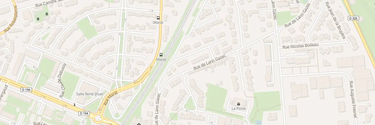 Plan du 19 Rue de Lann Gazec à Lanester