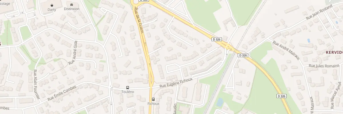 Plan du 21 Rue Louis Avry à Lanester