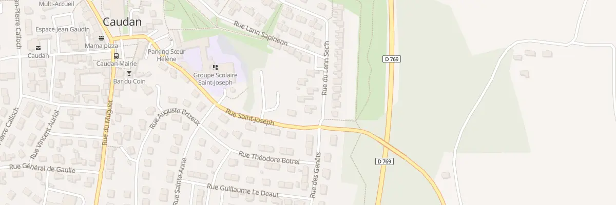 Plan du 4 Rue du Lenn Sec’h à Caudan