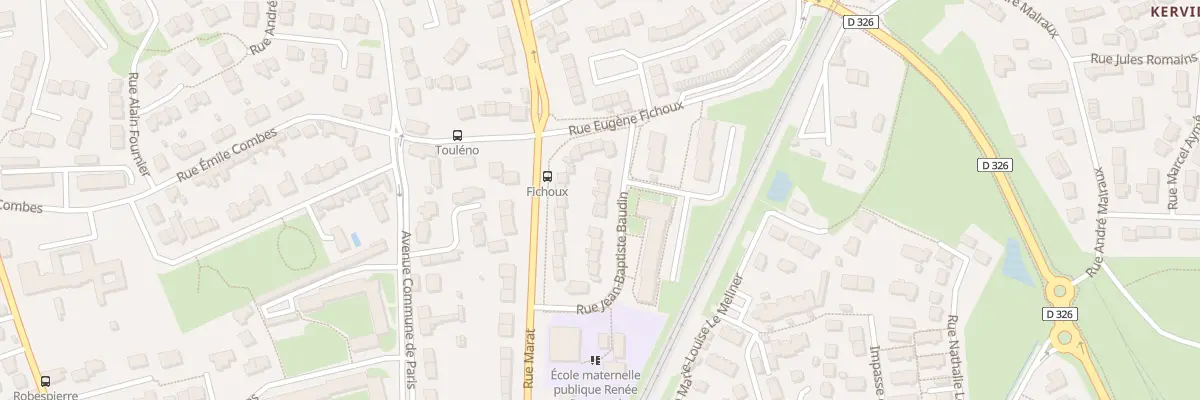 Plan du 13 Rue Jean-Baptiste Baudin à Lanester