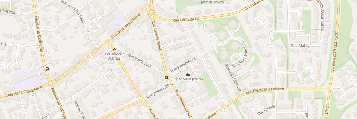 Plan du 3 Rue Sainte-Anne à Lanester