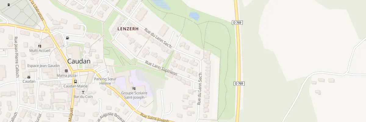 Plan du 18 Rue du Lenn Sec’h à Caudan