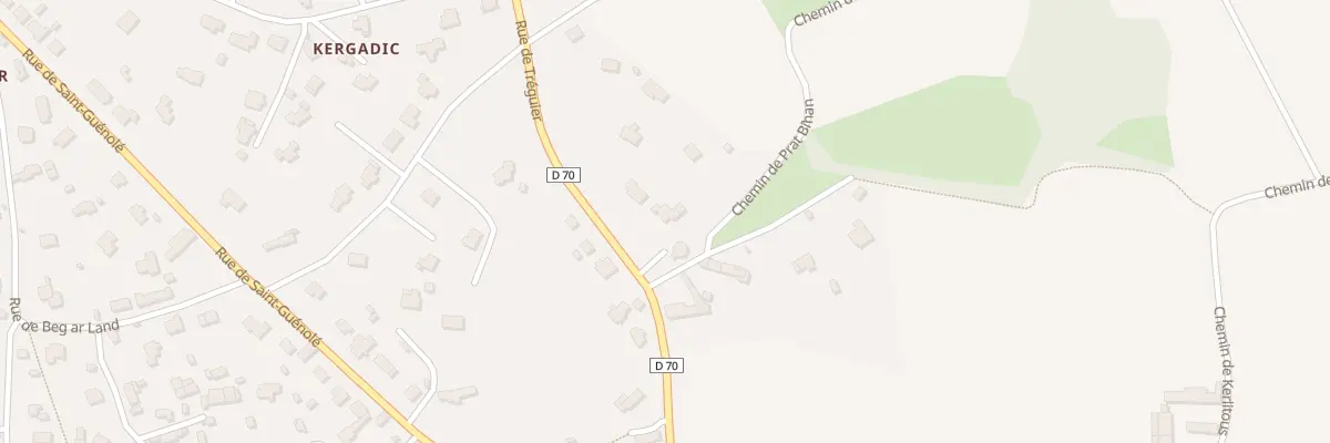 Plan du 39 Rue de Tréguier à Trévou-Tréguignec