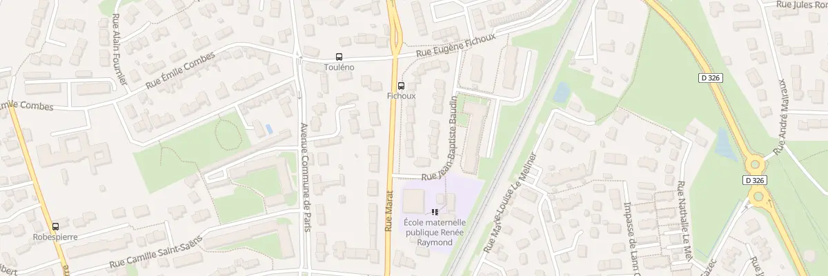 Plan du 38 Rue Marat à Lanester