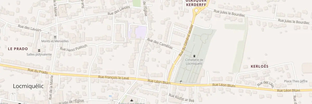 Plan du 2 Rue des Camélias à Locmiquélic