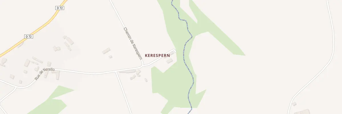 Plan du 10 Rue de Kérello à Lanmérin