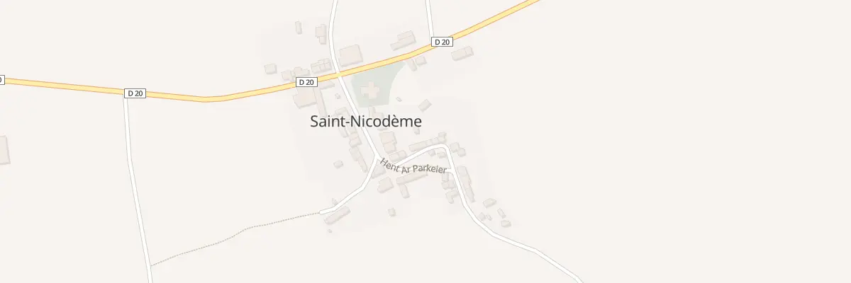 Plan du 5 Hent ar Parkeier à Saint-Nicodème
