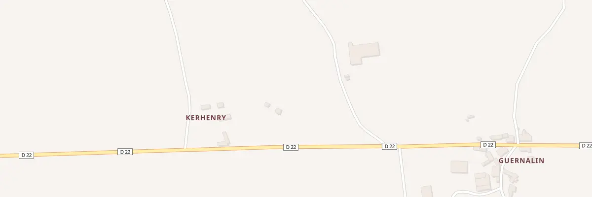 Plan du 3 Kerhenry à Louargat