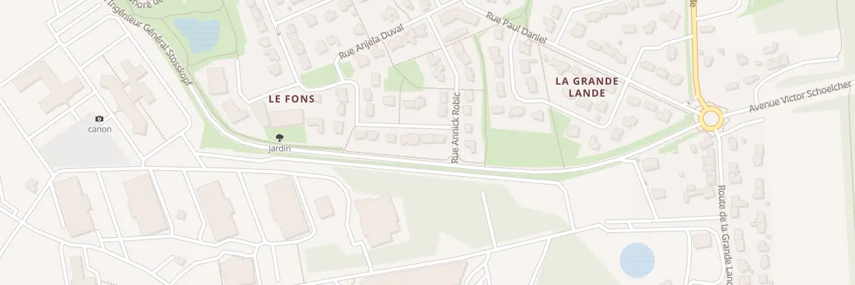 Plan du 3 Rue Anjela Duval à Lanester