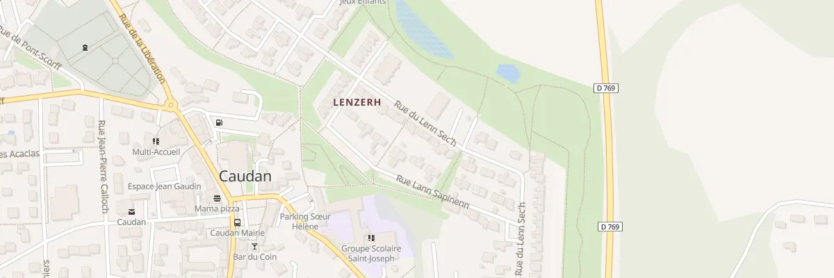 Plan du 32 Rue du Lenn Sec’h à Caudan